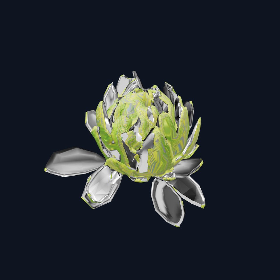 Vibrant Fern Leaf model pack